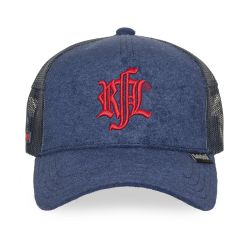 Casquette trucker suédine unie avec filet logo brodé Light My Fire