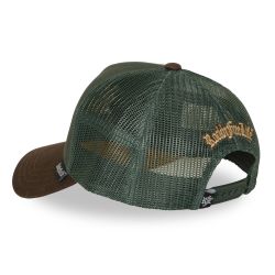 Casquette trucker uni filet logo brodé visière suédine English Pub
