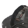 Casquette trucker imprimée filet logo brodé visière imprimée Star