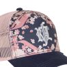 Casquette trucker imprimée filet logo brodé visière imprimée Hanami