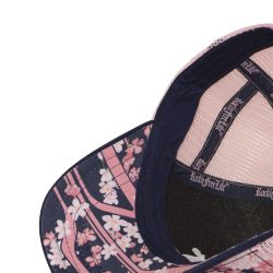 Casquette trucker imprimée filet logo brodé visière imprimée Hanami