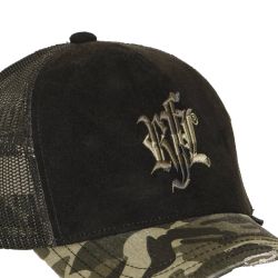 Casquette trucker used imprimée avec filet logo brodé Army of One