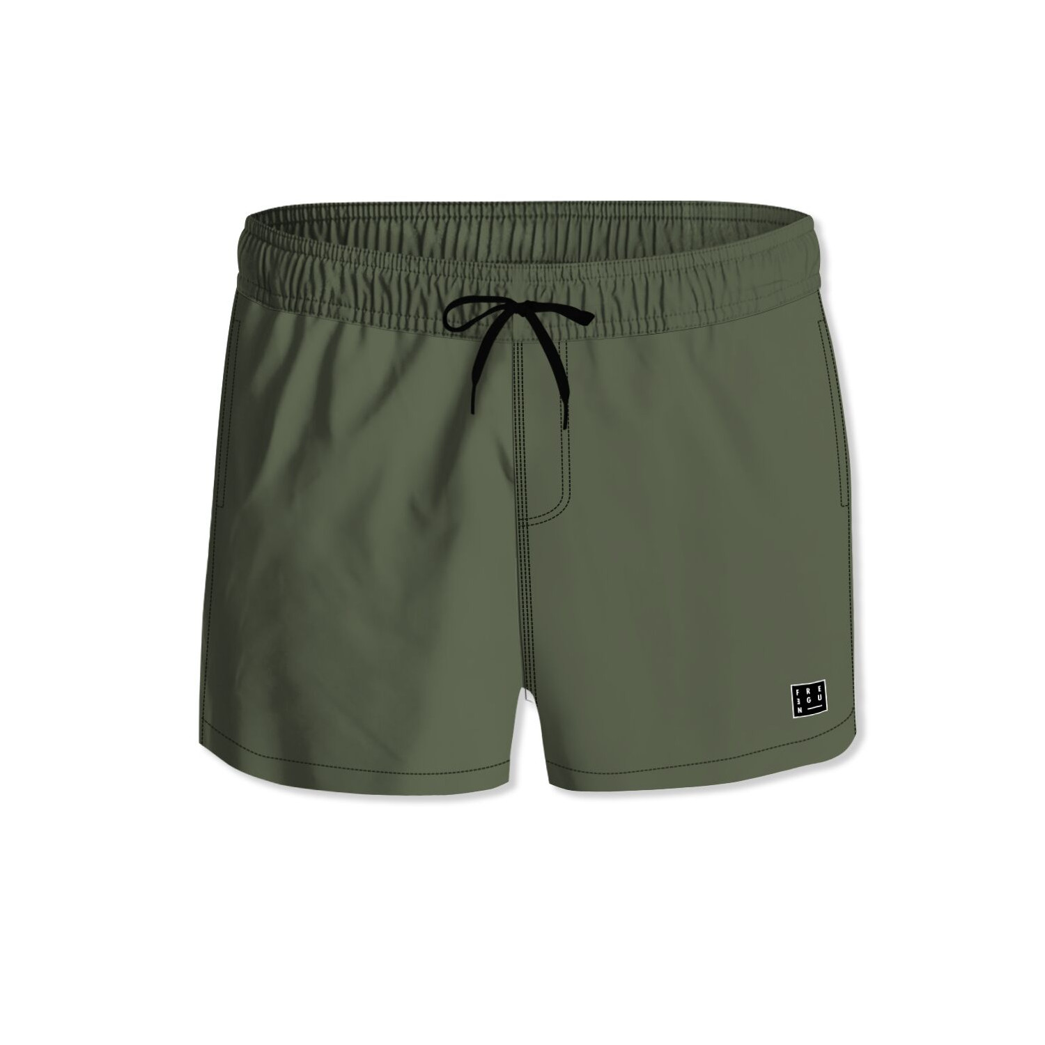 Short de bain court homme avec doublure Eco2