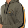 Sweat zippé à capuche homme en french terry Racer