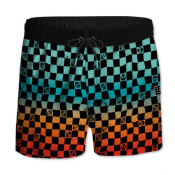 Short de bain court enfant avec ceinture tout élastique Radiant