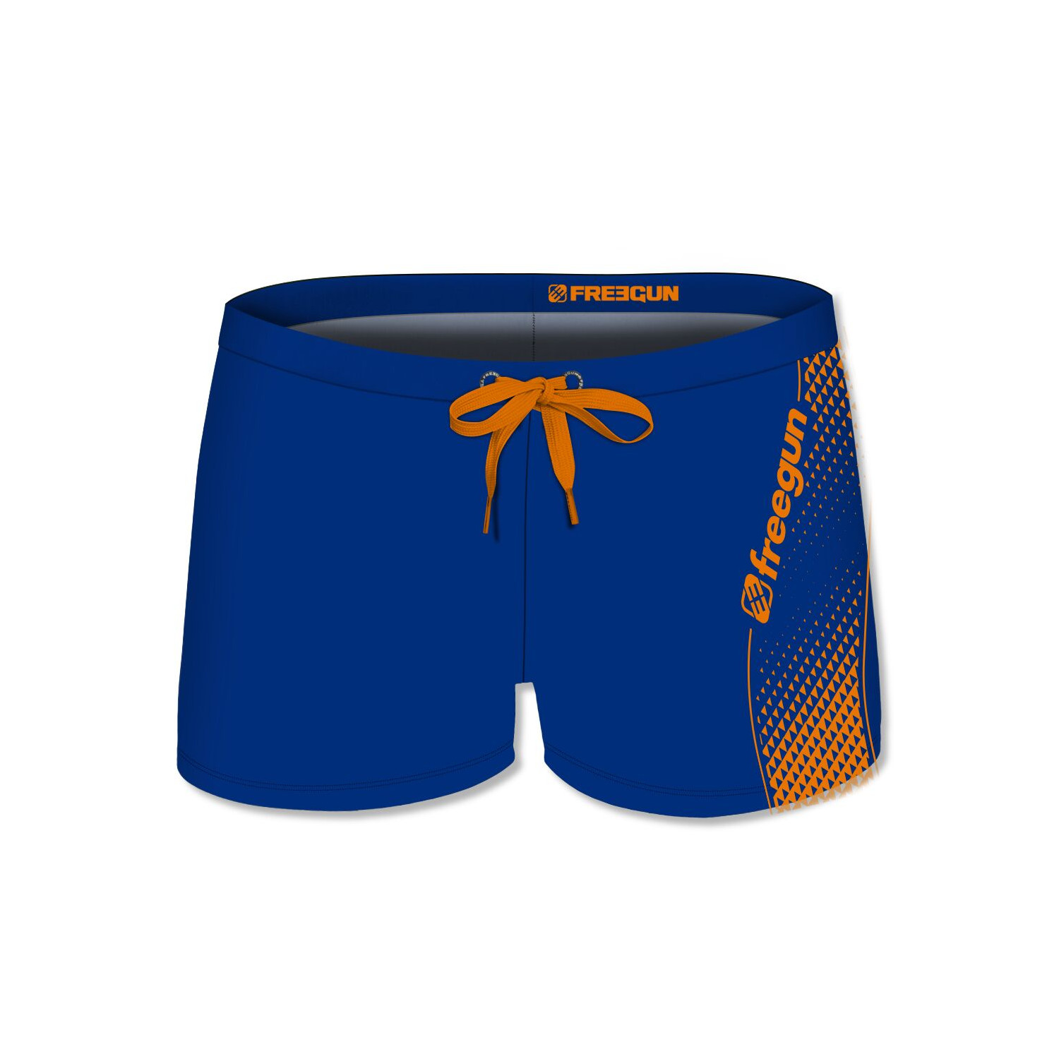 Boxer de bain enfant imprimé uni Blue