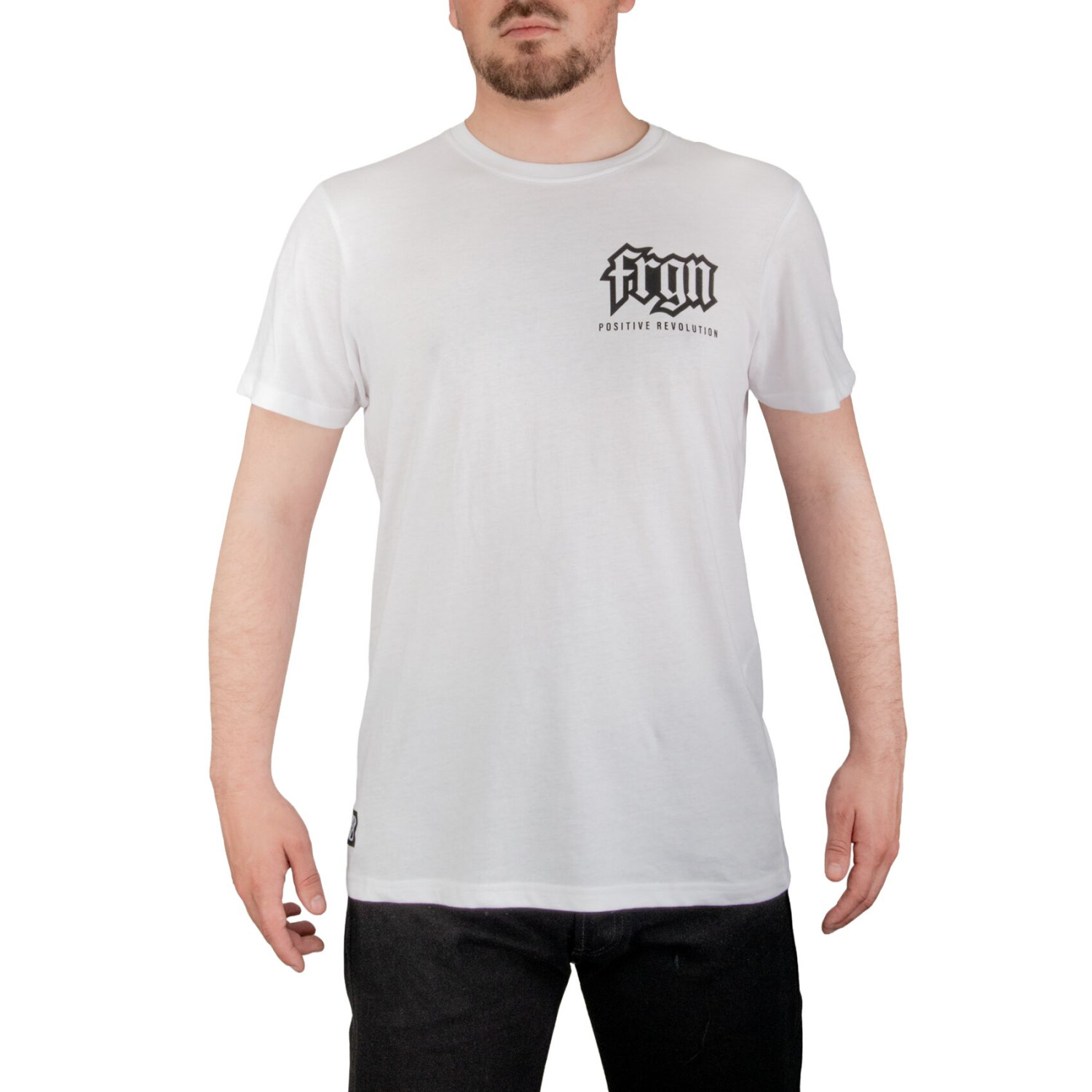 T-shirt homme en coton 140GSM imprimé devant et dos Bony