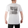 T-shirt homme en coton 140GSM imprimé devant et dos Bony