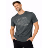 T-shirt homme col rond en jersey 140grm imprimé devant Log6
