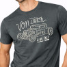 T-shirt homme col rond en jersey 140grm imprimé devant Log6