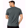 T-shirt homme col rond en jersey 140grm imprimé devant Log6