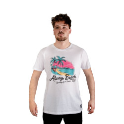 T-shirt homme en jersey 140GSM imprimé devant Hawaii