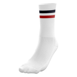 TWINDAY Lot de 10 paires de Chaussettes Homme Coton SPORT Blanc