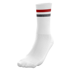 TWINDAY Lot de 10 paires de Chaussettes Homme Coton SPORT Blanc