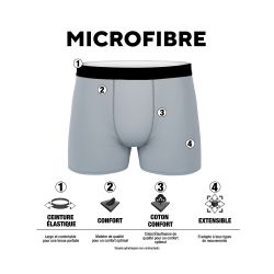 Lot de 4 boxers homme Fila FU5380