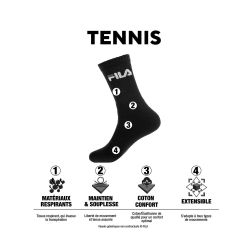 Lot de 6 paires de chaussette Tennis homme Super Bubble