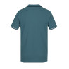 Polo homme bicolore en coton pique avec logo brodé 806450