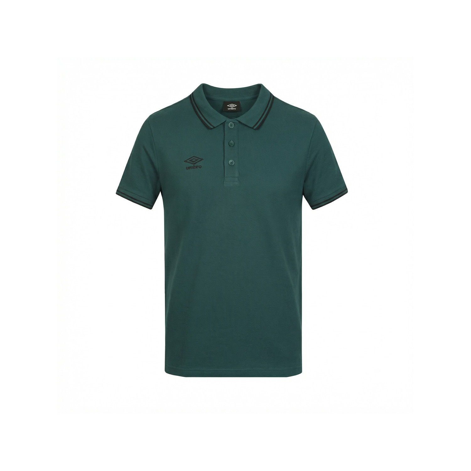 Polo homme bicolore en coton pique avec logo brodé 806450