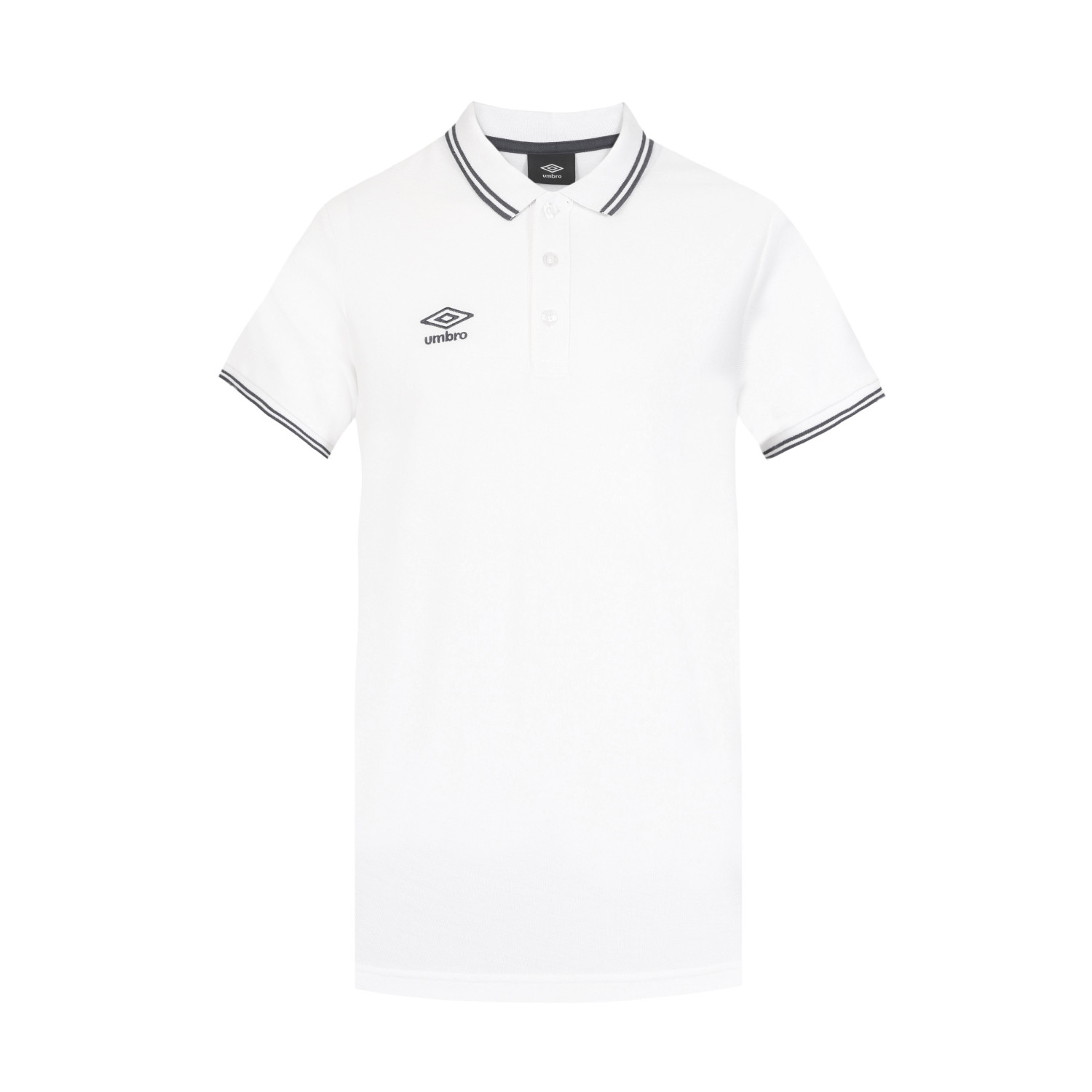 Polo homme bicolore en coton pique avec logo brodé 806450