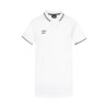Polo homme bicolore en coton pique avec logo brodé 806450