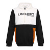 Sweat à capuche homme tricolore avec poche kangourou et logo 1224770