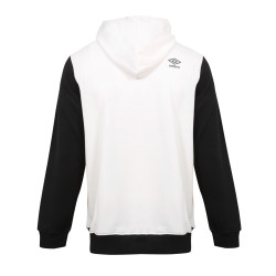 Sweat à capuche homme tricolore avec poche kangourou et logo 1224770