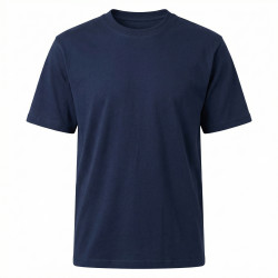 T-shirt homme uni col rond regular en coton 200 GSM modèle 1218080