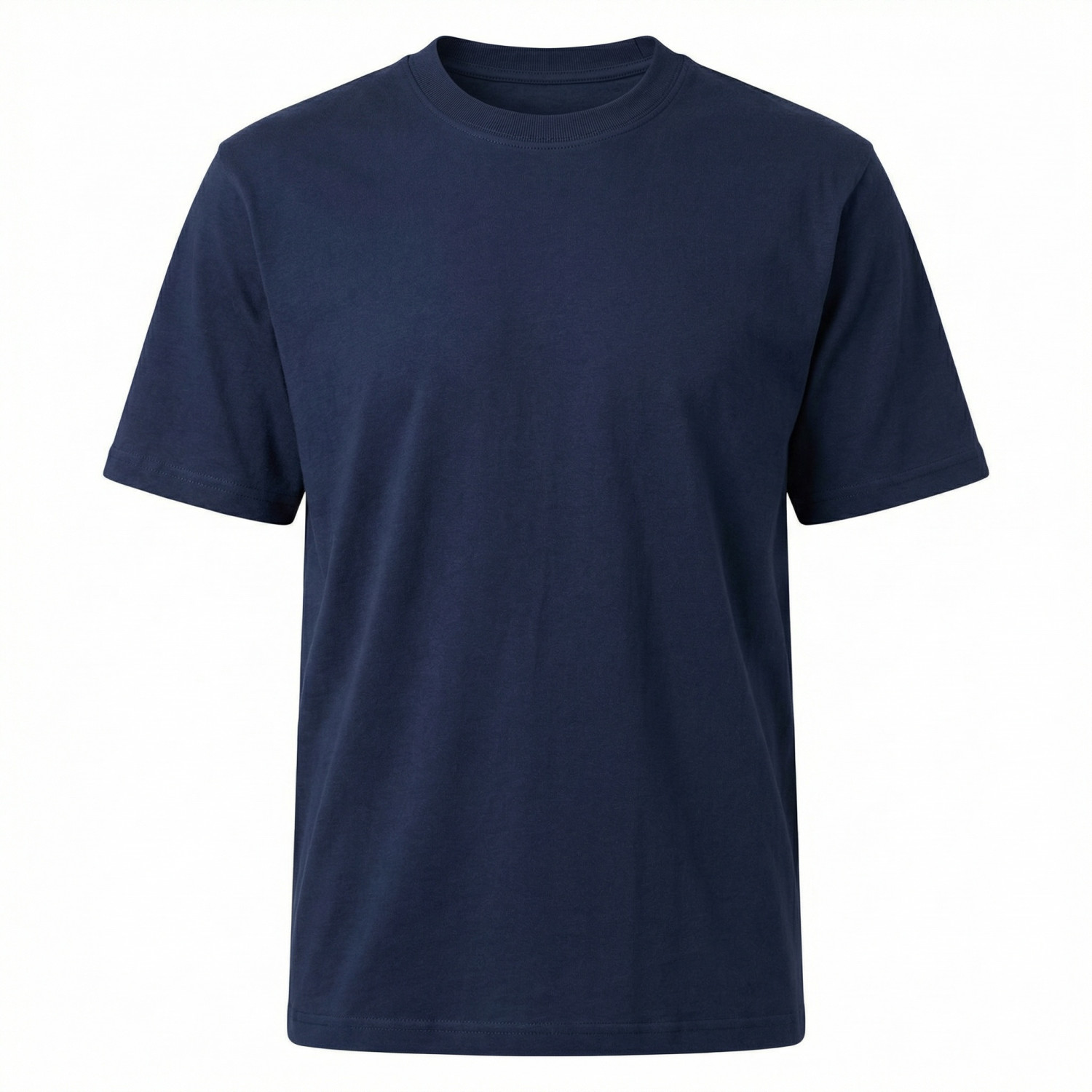 T-shirt homme uni col rond regular en coton 200 GSM modèle 1218080