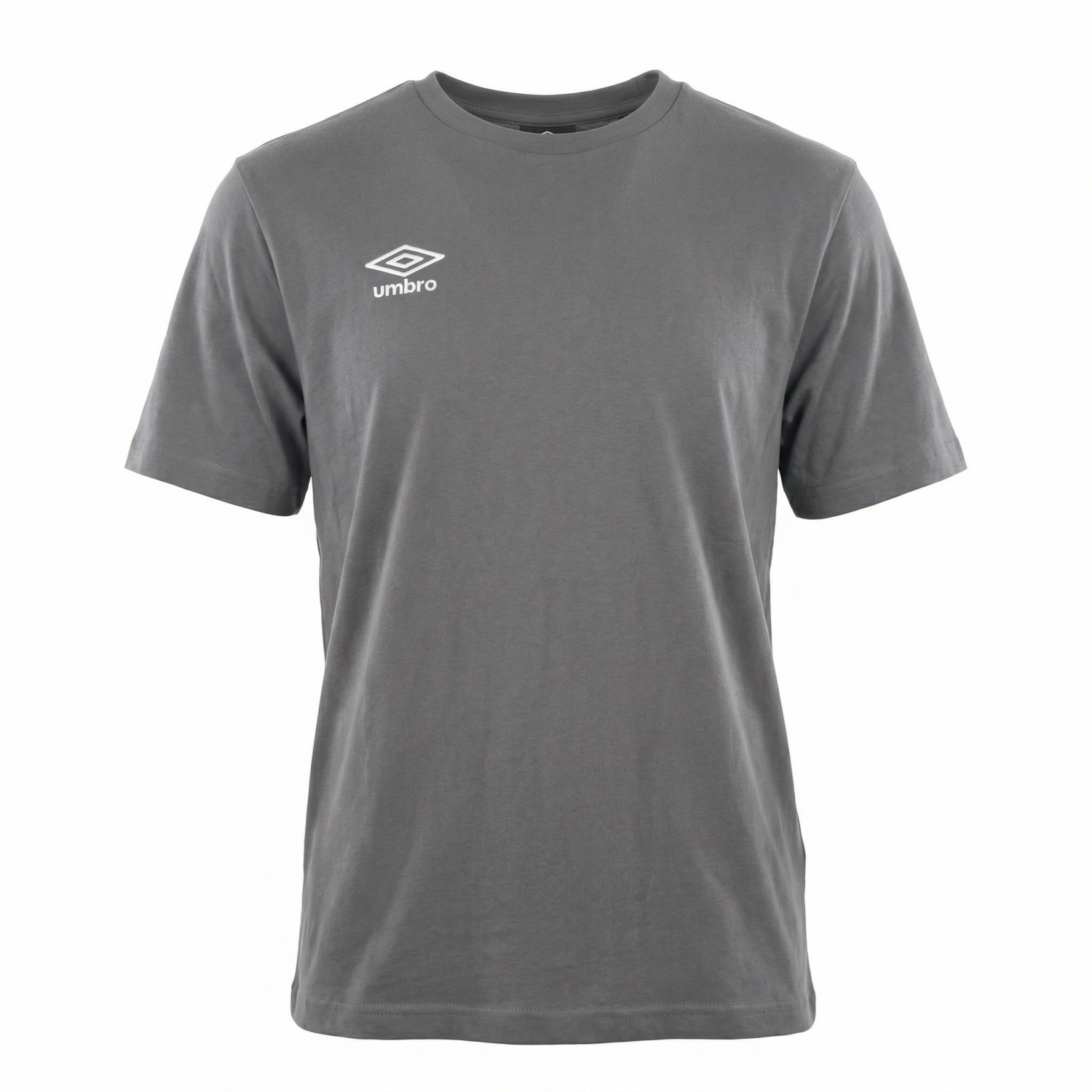Tee shirt homme col rond chiné en coton 160GSM et logo imprimé 618292