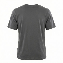 Tee shirt homme col rond chiné en coton 160GSM et logo imprimé 618292