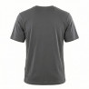 Tee shirt homme col rond chiné en coton 160GSM et logo imprimé 618292