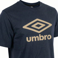 Tee shirt homme col rond en coton 160GSM et logo imprimé 729280