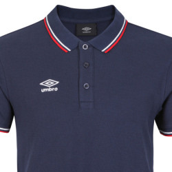 Polo homme bicolore en coton pique avec logo brodé 806450
