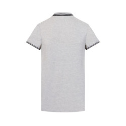 Polo homme bicolore en coton pique avec logo brodé 806451