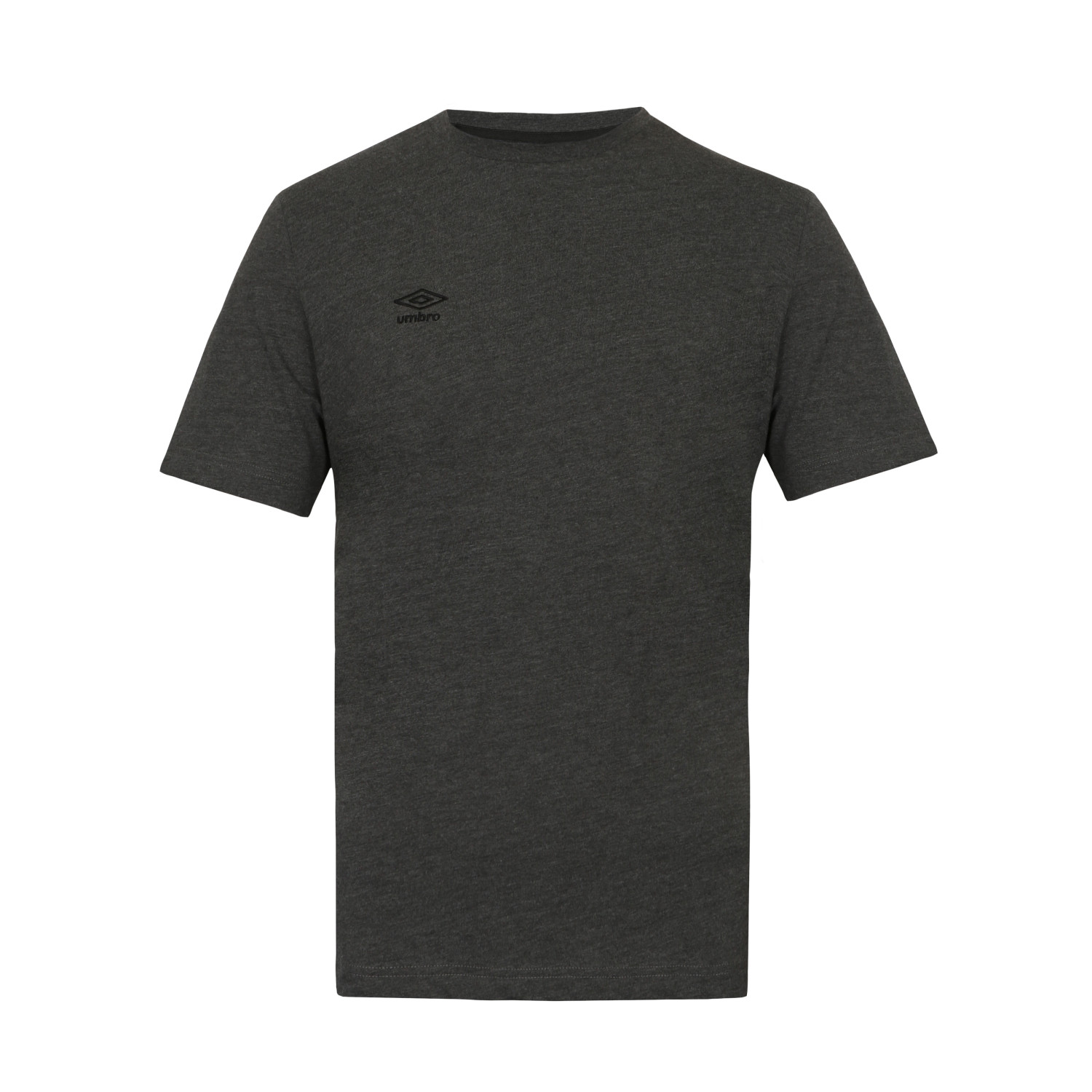 Tee shirt homme col rond chiné en coton 160GSM et logo imprimé 618292 - Photo 1