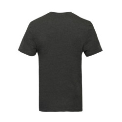 Tee shirt homme col rond chiné en coton 160GSM et logo imprimé 618292 - Photo 2