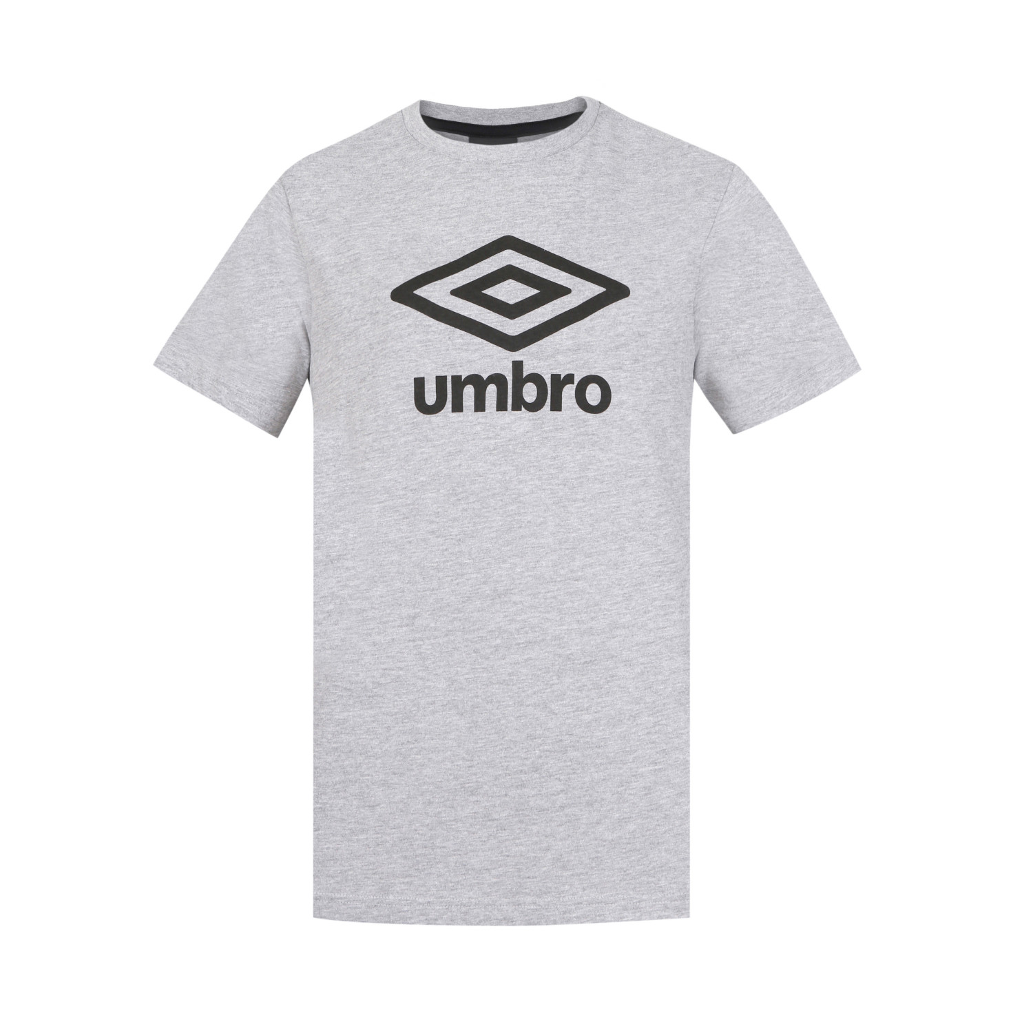 Tee shirt homme col rond chiné en coton 160GSM et logo imprimé 729281 - Photo 1