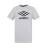 Tee shirt homme col rond chiné en coton 160GSM et logo imprimé 729281 - Photo 1