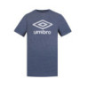 Tee shirt homme col rond chiné en coton 160GSM et logo imprimé 729282