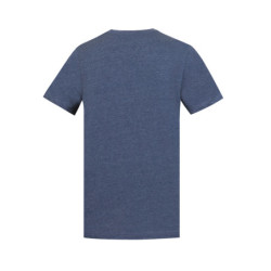 Tee shirt homme col rond chiné en coton 160GSM et logo imprimé 729282