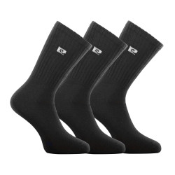 Lot de 3 paires de tennis homme uni logo blanc 120 aiguilles Spugna