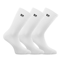 Lot de 3 paires de tennis homme uni logo noir 120 aiguilles Spugna