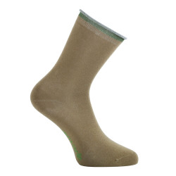 6 paires de chaussettes chinées et fil lurex femme Hand made Silver