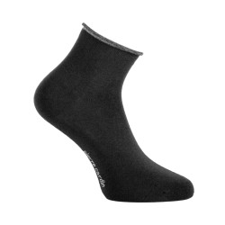 6 paires de chaussettes quarter 200 aiguilles femme Hand made Silver