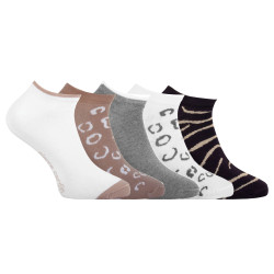 Lot de 5 paires de chaussettes courtes femme à motif PC 0375 pack A