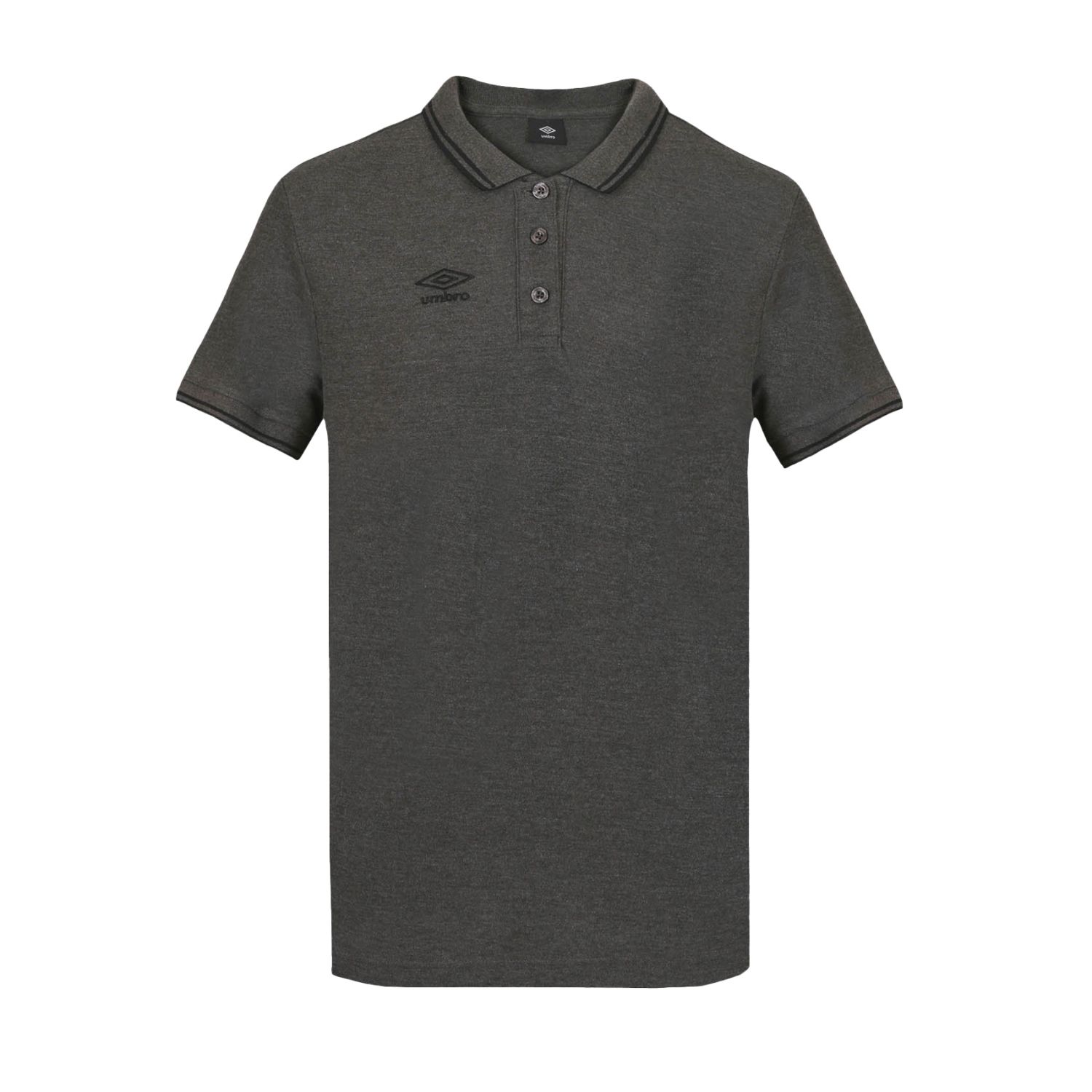 Polo homme bicolore en coton pique avec logo brodé 806451