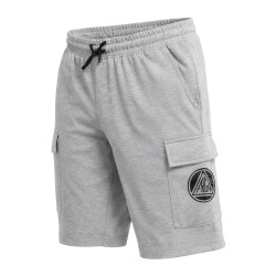 Short cargo homme en french terry avec imprimé sur poche Mark