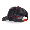 Casquette baseball  à carreaux avec patch Carrreaux09