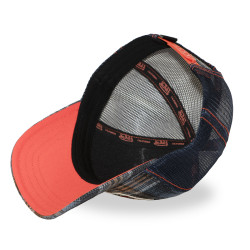 Casquette baseball  à carreaux avec patch Carrreaux09