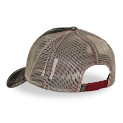 Casquette baseball  à carreaux avec filet et patch Carrreaux10